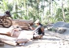 Madrohim Rakit Bekisting Plat Beton Semangat Gotong Royong Warnai TMMD Reguler ke-129 Banjarnegara