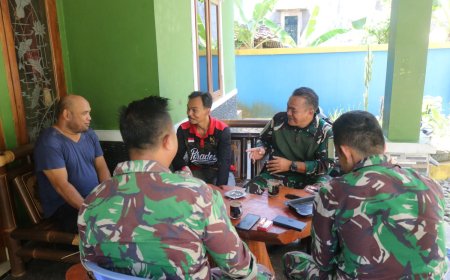Canda di Tengah Keringat Keakraban Satgas TMMD dan Katim Warnai Pembangunan Jalan Desa