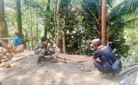 Mengukur Asa dari Pos Kamling Pak Wondo Ikut Wujudkan Semangat TMMD