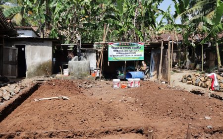 Pondasi Harapan Mulai Terbentuk Galian RTLH Pak Toid Rampung Dikerjakan Satgas TMMD