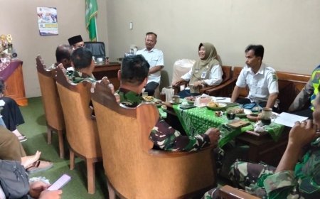 Matangkan Persiapan Kunjungan Tim Wasev TMMD Kasdim 0704 Banjarnegara Gelar Rapat Bersama Forkopimcam Susukan