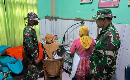 TMMD Peduli Kesehatan Warga Antusias Ikuti KB Implan
