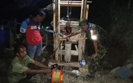 TMMD Hadirkan Air Bersih di Pagedongan