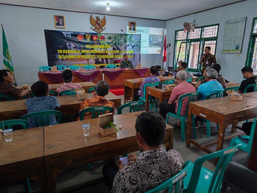 Bentengi Generasi Muda dari Kenakalan Remaja Satgas TMMD Hadirkan Penyuluhan Wawasan Kebangsaan