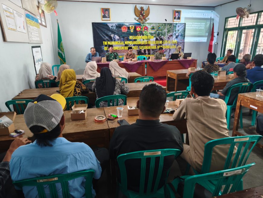 TMMD Reguler ke-129  Bekali Warga Soal Ketahanan Pangan