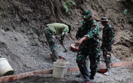 Serka Suwanto Langsir Split Setiap Batu Menjadi Pondasi Kemajuan Desa